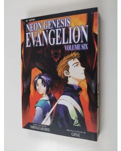 Kirjailijan Yoshiyuki Sadamoto käytetty kirja Neon genesis evangelion Volume six