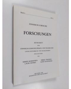 käytetty kirja Finnisch-ugrische Forschungen Band 50, Heft 1 : Zeitschrift für finnisch-ugrische Sprach- und Volkskunde Band 50, Heft 1