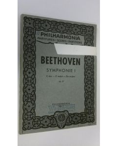 Kirjailijan Beethoven käytetty kirja Symphonie I : C dur/C major/Do majeur : op. 21