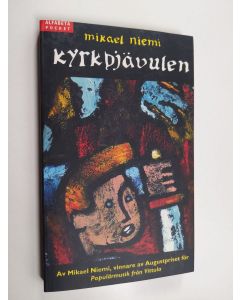 Kirjailijan Mikael Niemi käytetty kirja Kyrkdjävulen