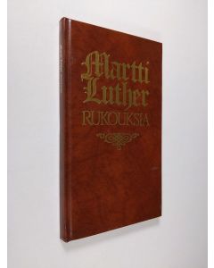 Kirjailijan Martti Luther käytetty kirja Rukouksia
