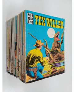 käytetty kirja Tex Willer vuosikerta 1983 (puuttuu nro 11)