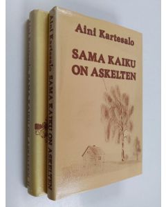 Kirjailijan Aini Kartesalo käytetty kirja Sama kaiku on askelten 1-2