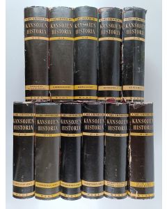 Kirjailijan Carl Grimberg käytetty kirja Kansojen historia 1-22 (11 kirjaa)