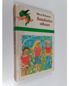 Kirjailijan Ritva Ruhanen käytetty kirja Satakielen aikaan