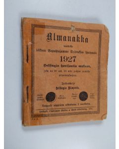 käytetty teos Almanakka : vuodelle 1927 jälkeen Vapahtajamme Kristuksen syntymän, Helsingin horisontin mukaan