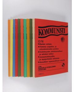 käytetty kirja Kommunisti vuosikerta 1981 (1-12)
