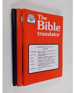 Kirjailijan Stephen W. Pettemore käytetty teos The bible translator - Practical papers vol. 61, No. 2-4