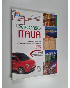 Kirjailijan Giuseppe Patota & Norma Romanelli käytetty kirja Percorso Italia : Corso multimediale di lingua Italiana per stranieri - Livello A1-A2