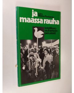 käytetty kirja Ja maassa rauha