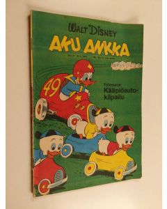 Kirjailijan Walt Disney käytetty teos Aku Ankka 3/1974