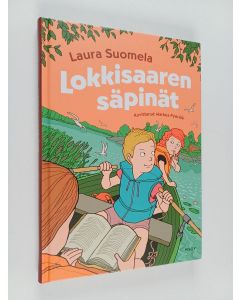 Kirjailijan Laura Suomela käytetty kirja Lokkisaaren säpinät