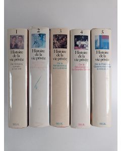 käytetty kirja Histoire de la vie privée 1-5