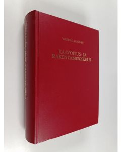 Kirjailijan Veikko O. Hyvönen käytetty kirja Kaavoitus- ja rakentamisoikeus