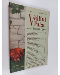 käytetty teos Valitut Palat huhtikuu 1957