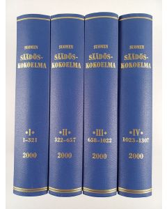 käytetty kirja Suomen säädöskokoelma 2000 1-4