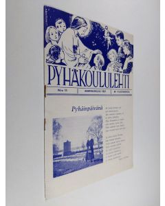 Kirjailijan T. J. Vauramo käytetty teos Pyhäkoululehti 11/1957