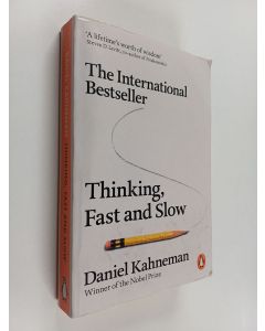 Kirjailijan Daniel Kahneman käytetty kirja Thinking, fast and slow