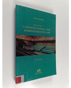 Kirjailijan David Yardley käytetty kirja Introduction to constitutional and administrative law