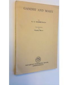 Kirjailijan K. G. Mashruwala käytetty kirja Gandhi and Marx