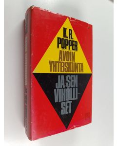 Kirjailijan Karl R. Popper käytetty kirja Avoin yhteiskunta ja sen viholliset