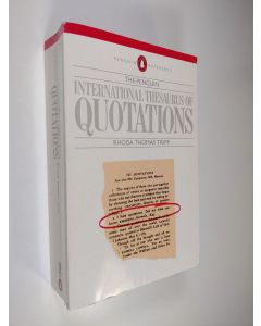 Kirjailijan Rhoda Thomas Tripp käytetty kirja The International Thesaurus of Quotations