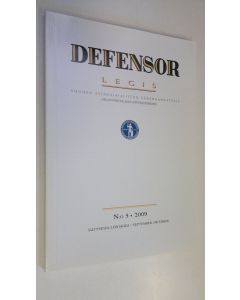 käytetty kirja Defensor legis n:o 5/2009