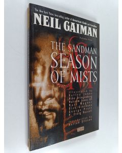 Kirjailijan Neil Gaiman käytetty kirja The Sandman : Season of Mists