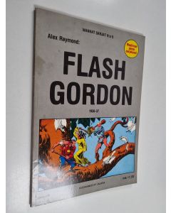 Kirjailijan Alex Raymond käytetty kirja Flash Gordon 1936-37