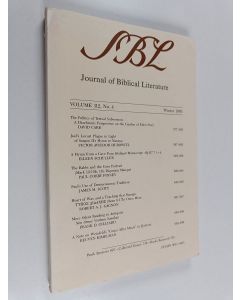 käytetty kirja JBL : Journal of Biblical Literature Vol. 112, No. 4 Winter 1993