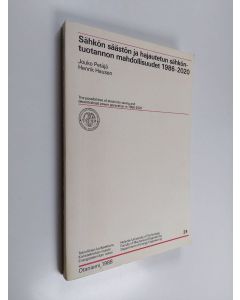 Kirjailijan Jouko Petäjä käytetty kirja Sähkön säästön ja hajautetun sähköntuotannon mahdollisuudet 1986-2020