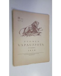 käytetty kirja Suomen vapaussota vuonna 1918 18. vihko