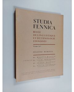 käytetty kirja Studia Fennica : Revue de linguistique et d'ethnologie finnoises : Tome XIe