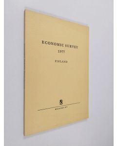 Kirjailijan Finlande. Ministry of Finance. Economic Department käytetty kirja Economic Survey 1977 - Finland