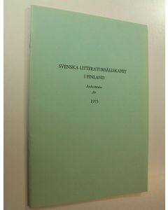 käytetty teos Svenska litteratursällskapet i Finland, Årsberättelse för 1975