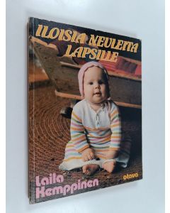 Kirjailijan Laila Kemppinen käytetty kirja Iloisia neuleita lapsille