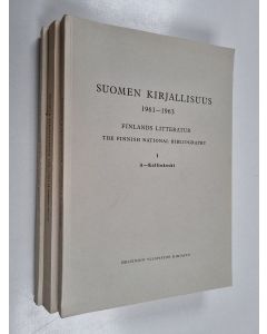 käytetty kirja Suomen kirjallisuus 1961-1963 : A-Kalliokoski ; Kalliola-Rauste ; Raustela-Ö = Finlands litteratur = The Finnish National Bibliography