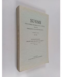käytetty kirja Juhlakirja professori Kaarle Krohnin seitsenkymmenvuotis-päiväksi 10.V.1933