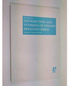 Kirjailijan Pertti Koskimies käytetty kirja Distribution and Numbers of Finnish Breeding Birds - Appendix to Suomen Lintuatlas