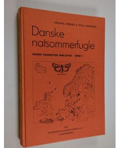 Kirjailijan Michael Fibiger käytetty kirja Danske natsommerfugle : ændringer i den danske natsommerfuglefauna i perioden 1966-1980