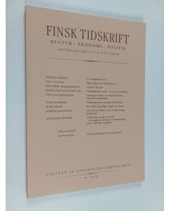 käytetty kirja Finsk tidskrift 5-6/2000