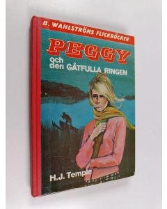 Kirjailijan H. J. Temple käytetty kirja Peggy och den gåtfulla ringen
