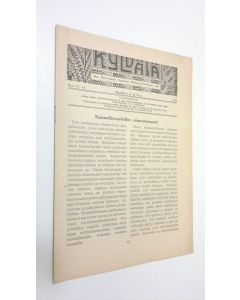 käytetty teos Kylväjä n:o 17-18/1928 : raittiuden ystävien äänenkannattaja ; viikkolehti raittiutta ja kansanvalistusta varten