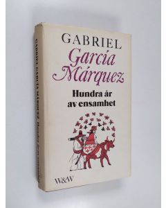 Kirjailijan Gabriel Garcia Marquez käytetty kirja Hundra år av ensamhet