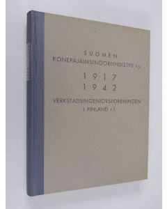 Kirjailijan Karl Ekman käytetty kirja Suomen konepajainsinööriyhdistys ry 1917-1942 : Suomen Konepajainsinööriyhdistyksen julkaisema muistoteos = Verkstadsingeniörsföreningen i Finland rf : minneskrift utgiven av Verkstadsingeniörsföreningen i Finland