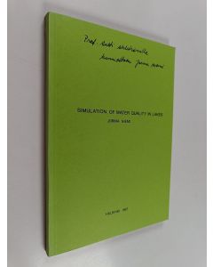 käytetty kirja Simulation of water quality in lakes