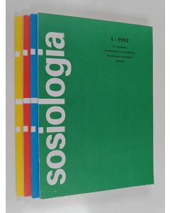 käytetty kirja Sosiologia vuosikerta 1992 1-4