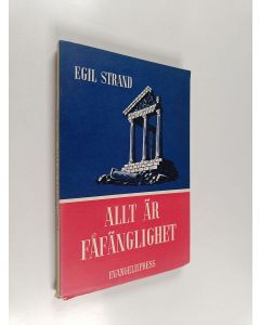 Kirjailijan Egil Strand käytetty kirja Allt är fåfänglighet