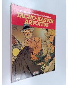 Kirjailijan Dick Briel käytetty kirja Professori Palmupuu seikkailee : Tacho-kasvin arvoitus