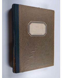 käytetty kirja Lujuus- ja koneenrakennusopin luentoja v:lta 1946-1947